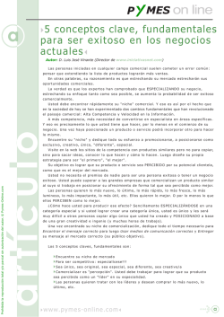 5 conceptos para ser exitoso