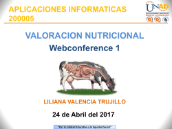 materias primas aplicadas a la nutricion animal