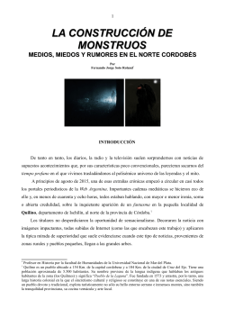 LA CONSTRUCCION DE MONSTRUOS - Mi atrt culo- d