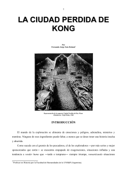 LA CIUDAD PERDIDA DE KONG