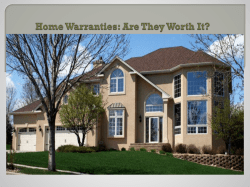 Home Warranties Are They Worth It
