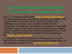 Fall Protection and Prevention
