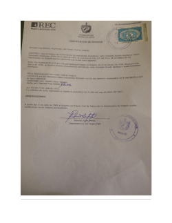 Certificado divorcio  Yanet Fern&aacute;ndez Rodriguez