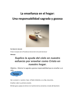 La ense&ntilde;anza en el hogar