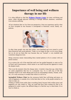 Wellness Therapy Center