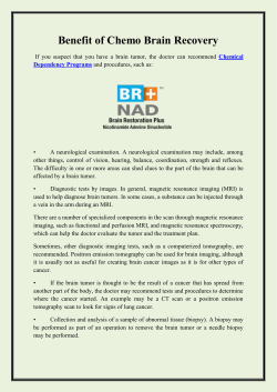 Benefit of Chemo Brain Recovery