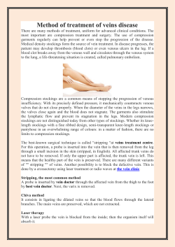 Method of treatment of veins disease