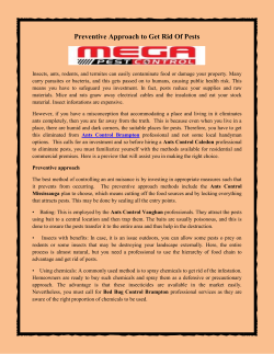 Preventive Approach to Get Rid Of Pests-converted
