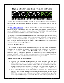 Highly Effective and User Friendly Software