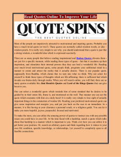 Read Quotes Online To Improve Your Life