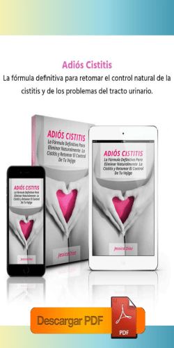 Adi&oacute;s Cistitis PDF Libro de Jessica D&iacute;az Programa Completo