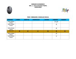 Horario Economico 21-22